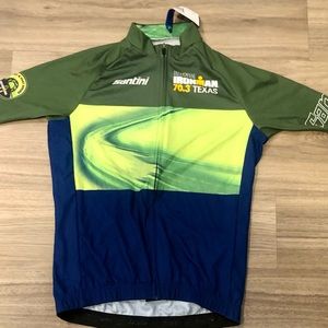 Santini bike riding shirt NWT size medium
